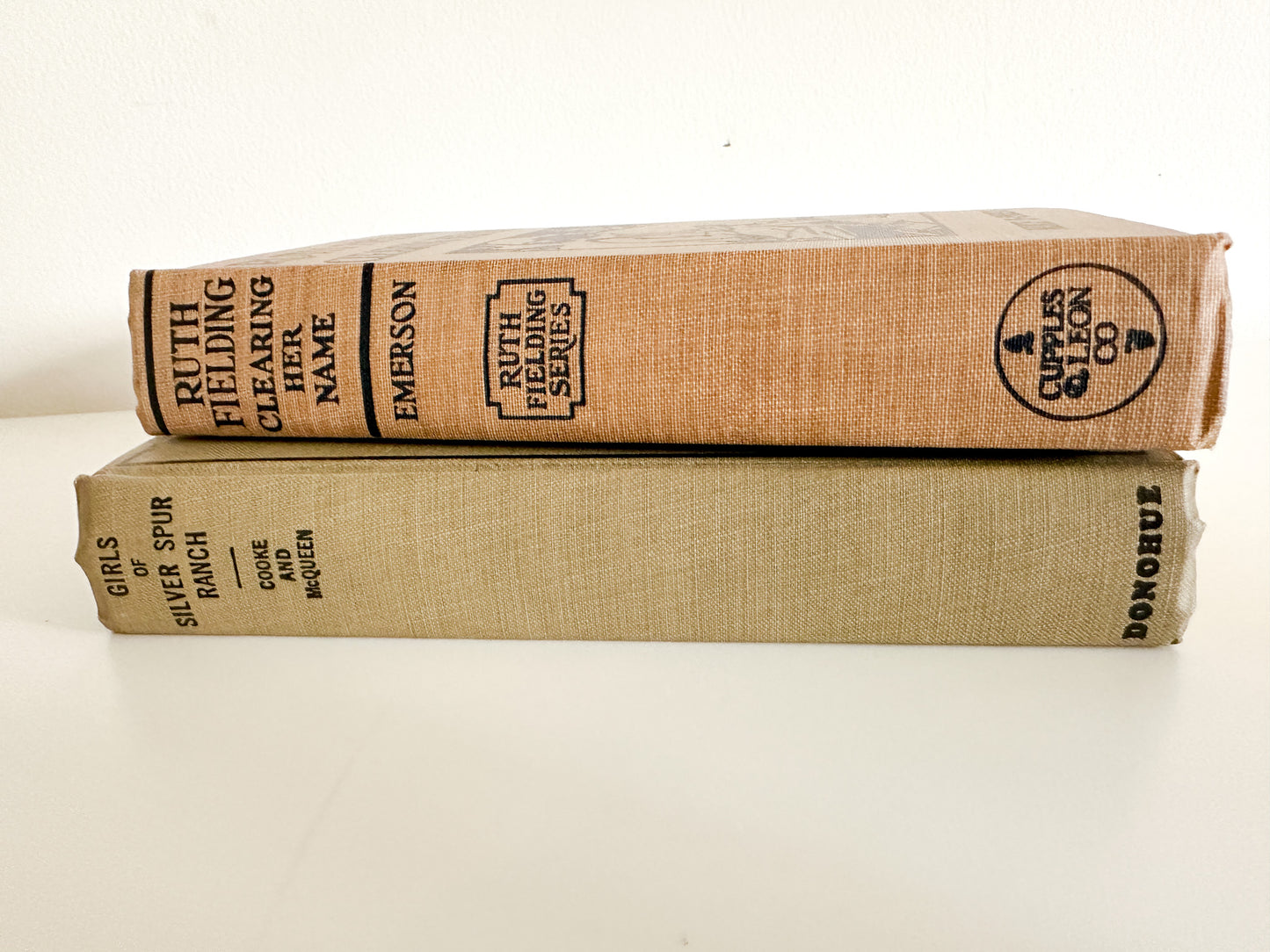 Lot of Two vintage Books | 1930s Vintage Books | Clearing her Name and The Girls of Silver Spur Ranch