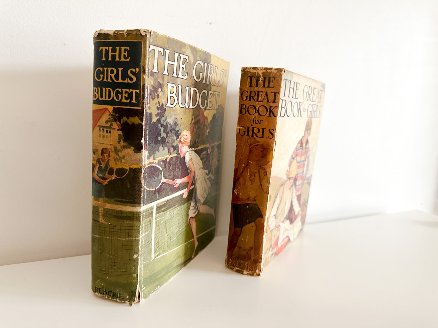 Lot of Two 1930s Vintage Books | The Great Book for Girls and The Girls’ Budget