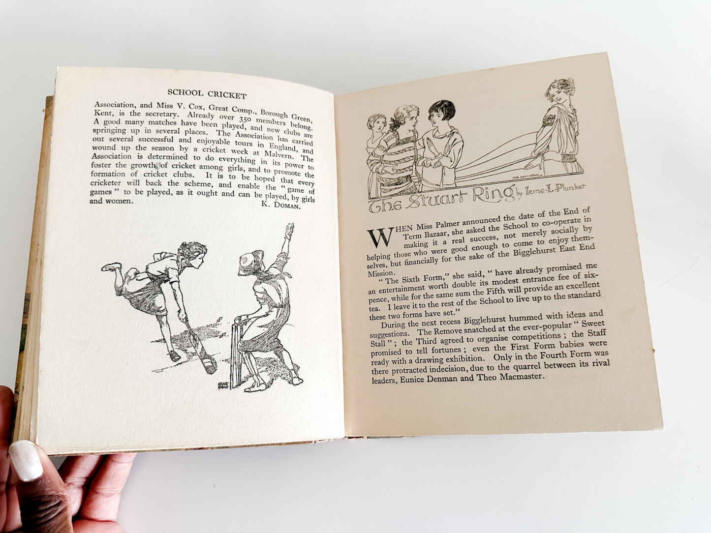 Lot of Two 1930s Vintage Books | The Great Book for Girls and The Girls’ Budget