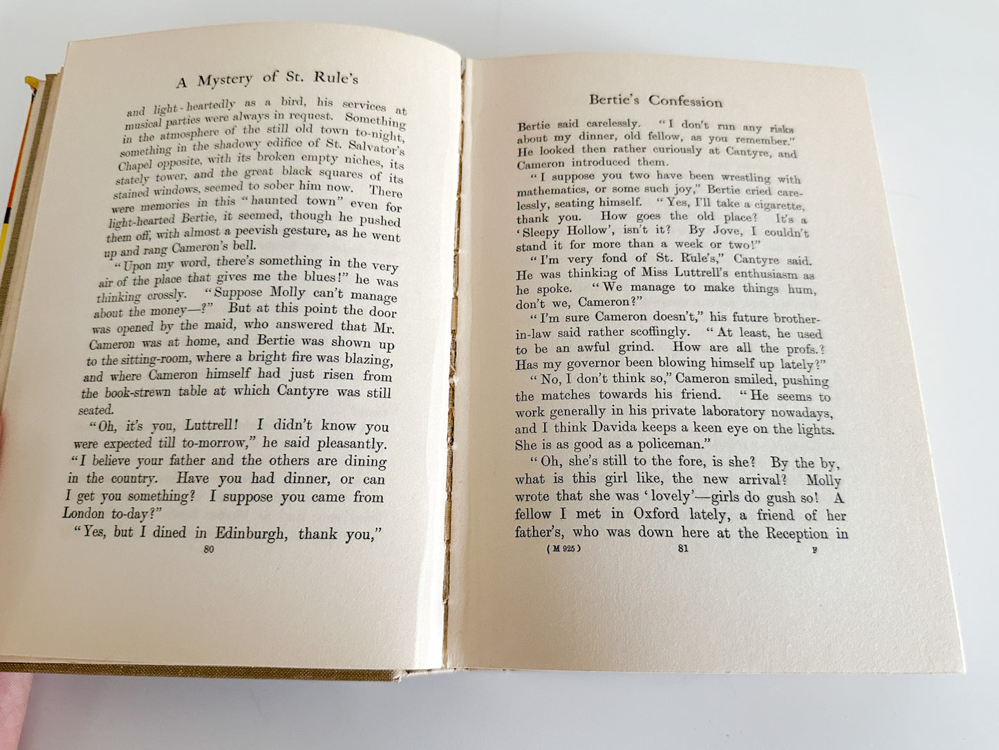 A Mystery of St. Rules by Ethel F. Heddle ( Hardcover with dust jacket) | Vintage