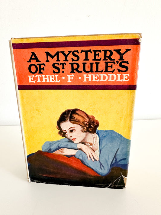 A Mystery of St. Rules by Ethel F. Heddle ( Hardcover with dust jacket) | Vintage