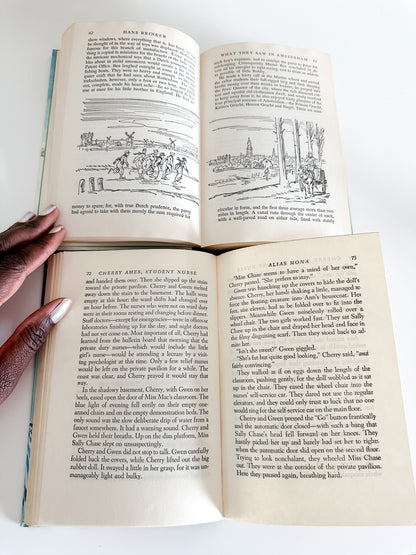 Lot of three vintage Books | 1930s Vintage Books | Curated Lot of Vintage Teenage Story Books