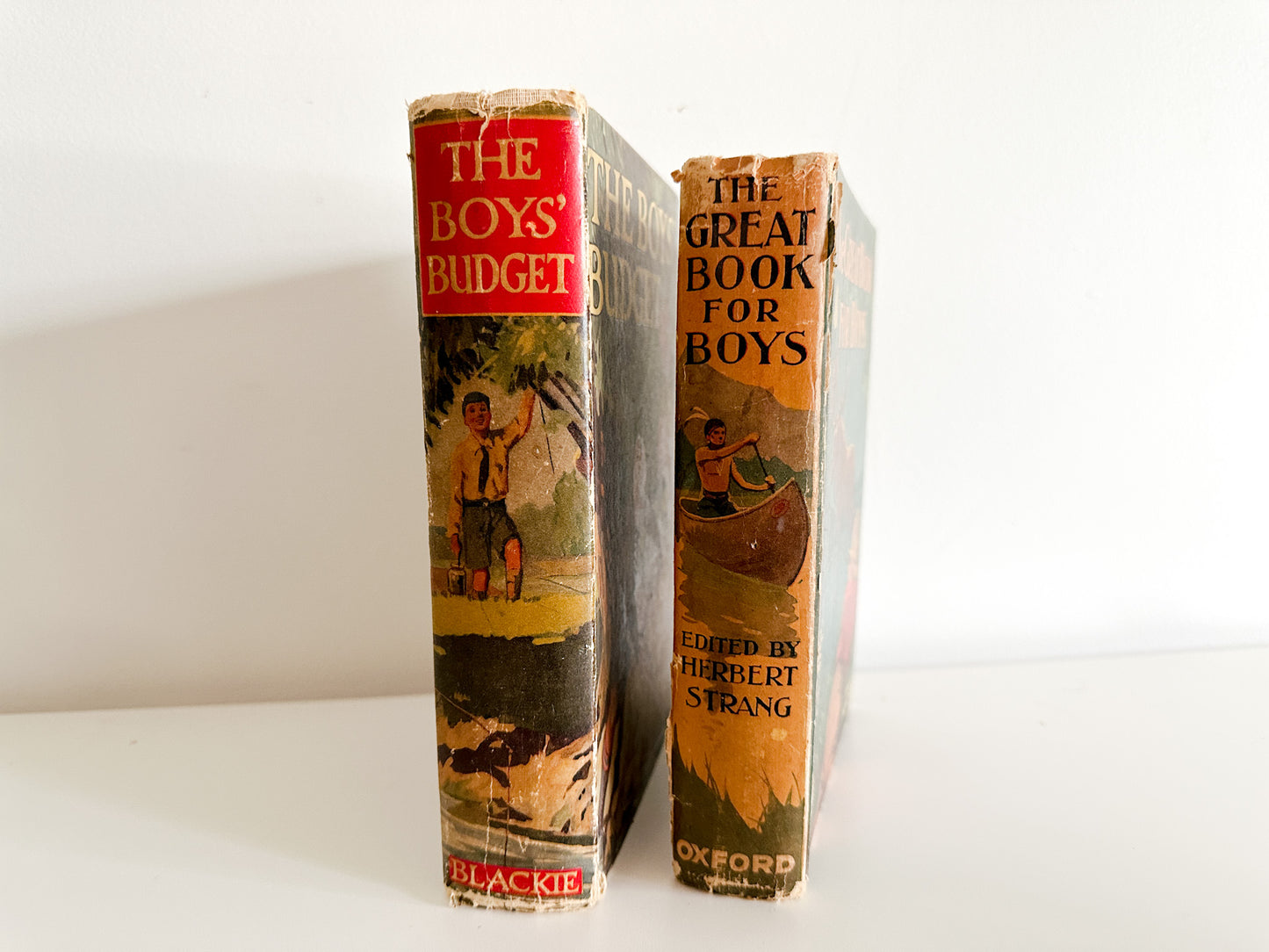 Lot of Two 1930s Vintage Books | The Great Book for Boys and The Boys’ Budget