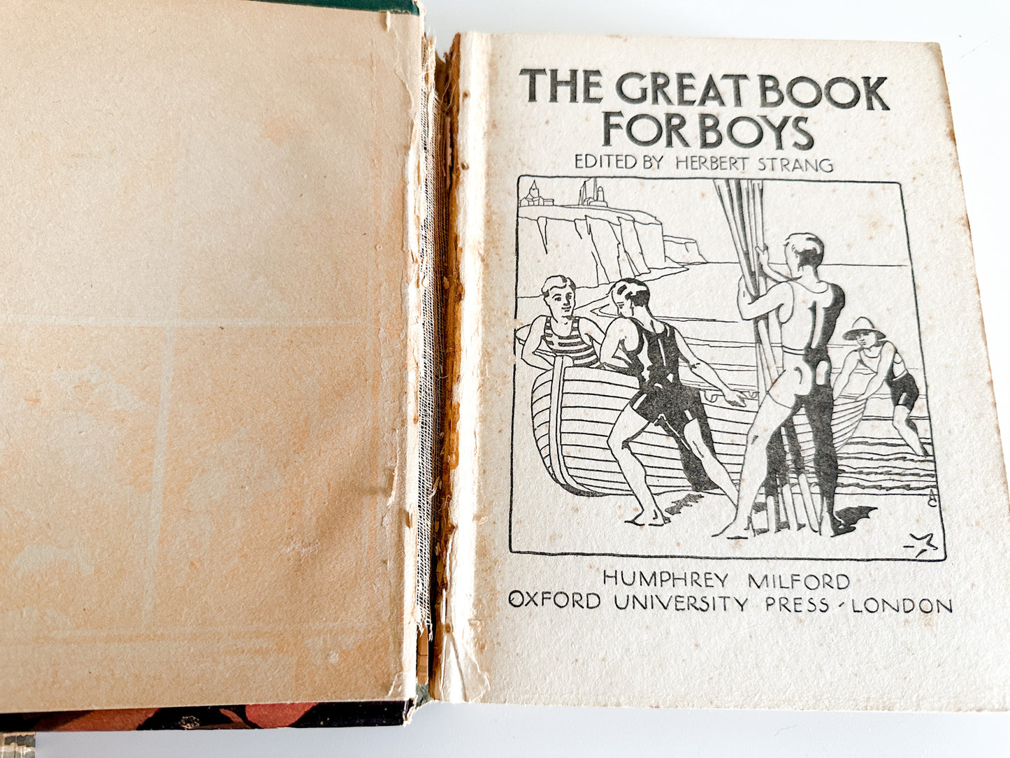 Lot of Two 1930s Vintage Books | The Great Book for Boys and The Boys’ Budget