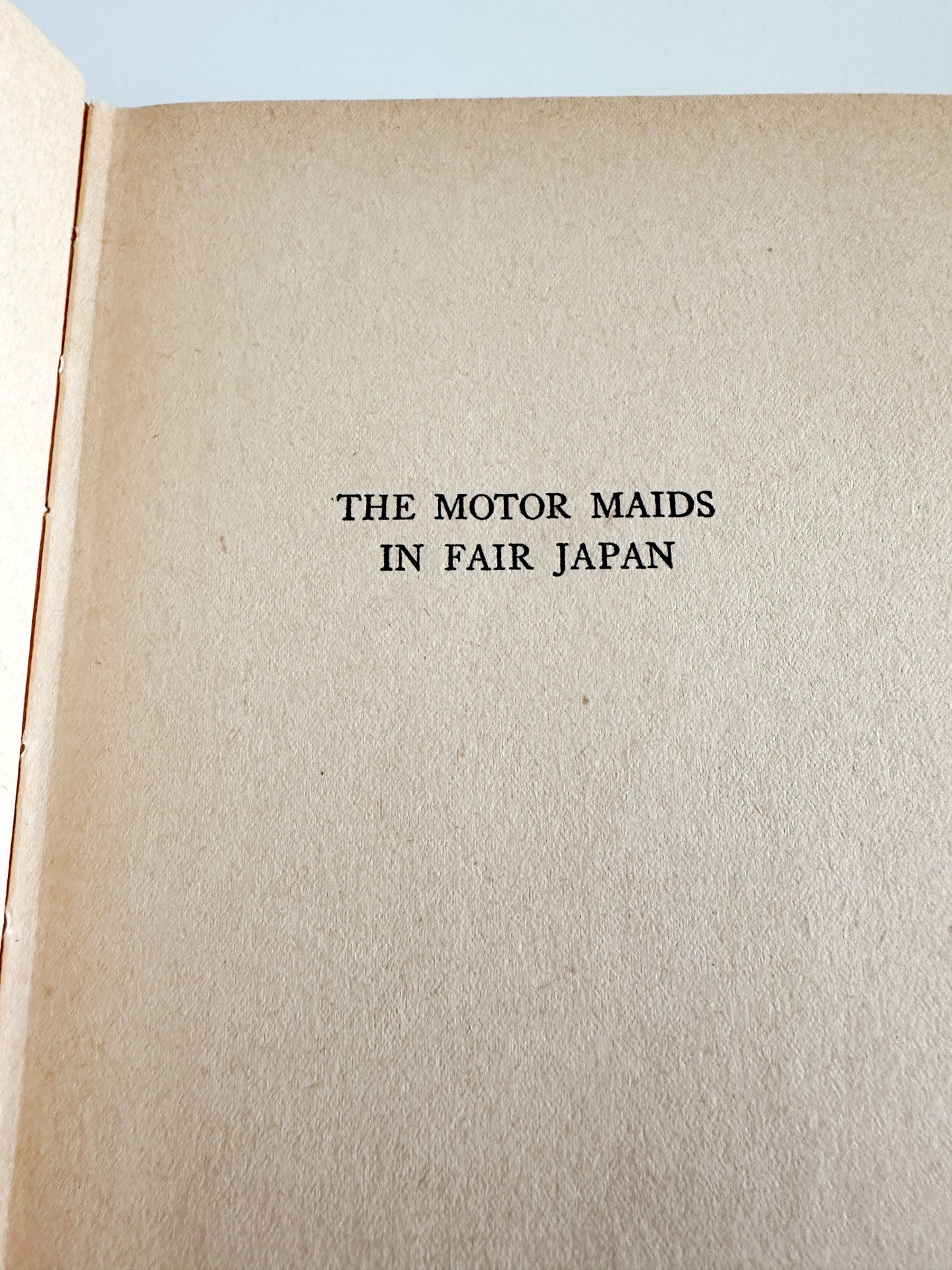 The Motor Maids in Fair Japan by Katherine Stokes , 1930 | Vintage 1930s Book