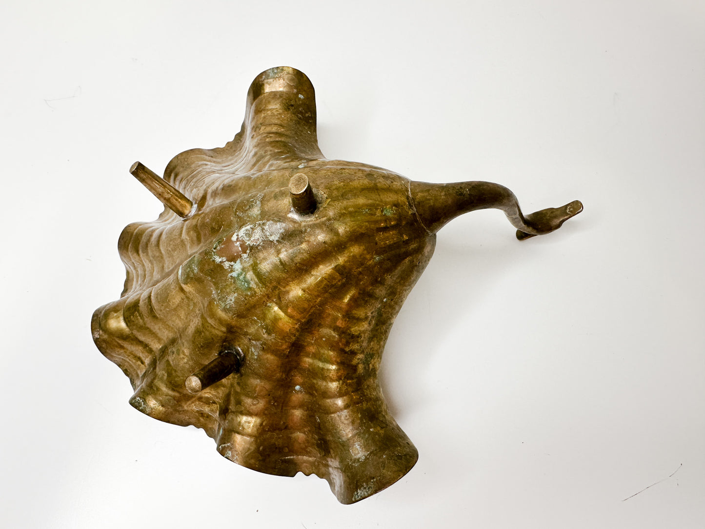 Vintage Brass Peacock Footed Trinket Dish | Vintage Trinket Dish