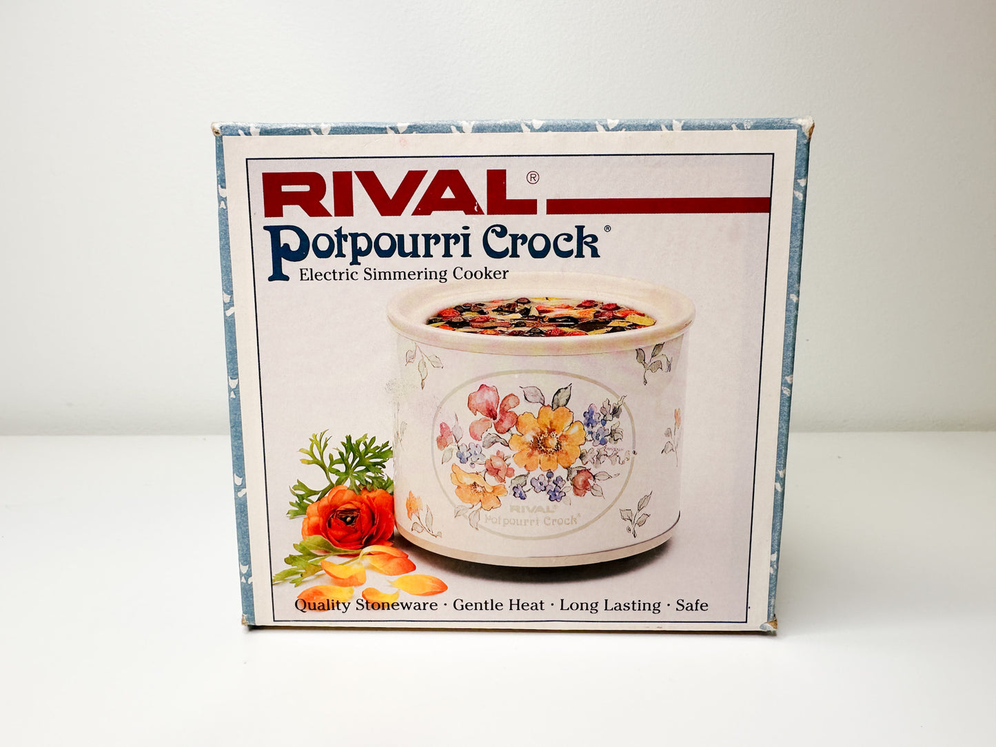 Vintage Electric Potpourri Crock Pot by Rival | Vintage Potpourri Warmer