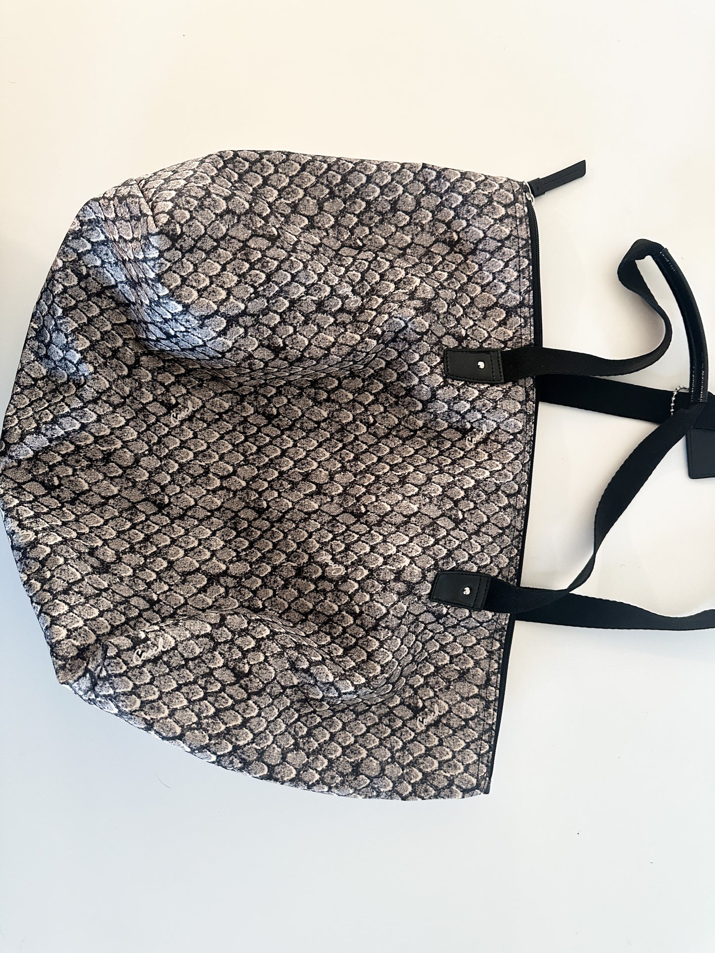 COACH- Ocelot Weekender Snake Print Fabric Tote