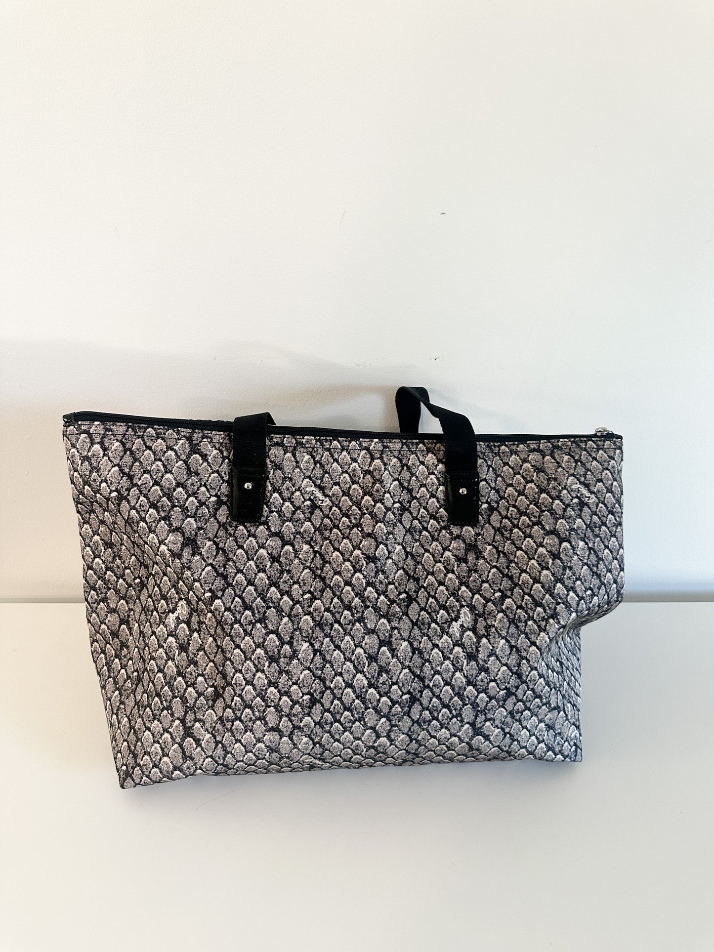 COACH- Ocelot Weekender Snake Print Fabric Tote