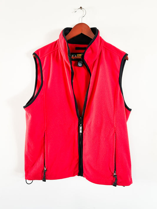 Ebtek by Eddie Bauer Red Sleeveless Sport Vest | Vintage Mens Sport Vest Size: Medium