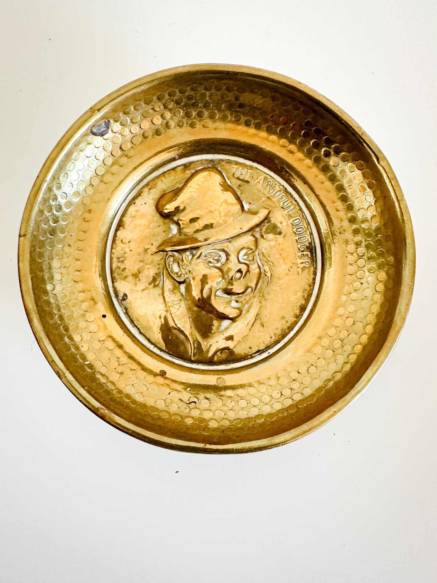 The Artful Dodger Brass Change Plate | Vintage pocket Change Plate