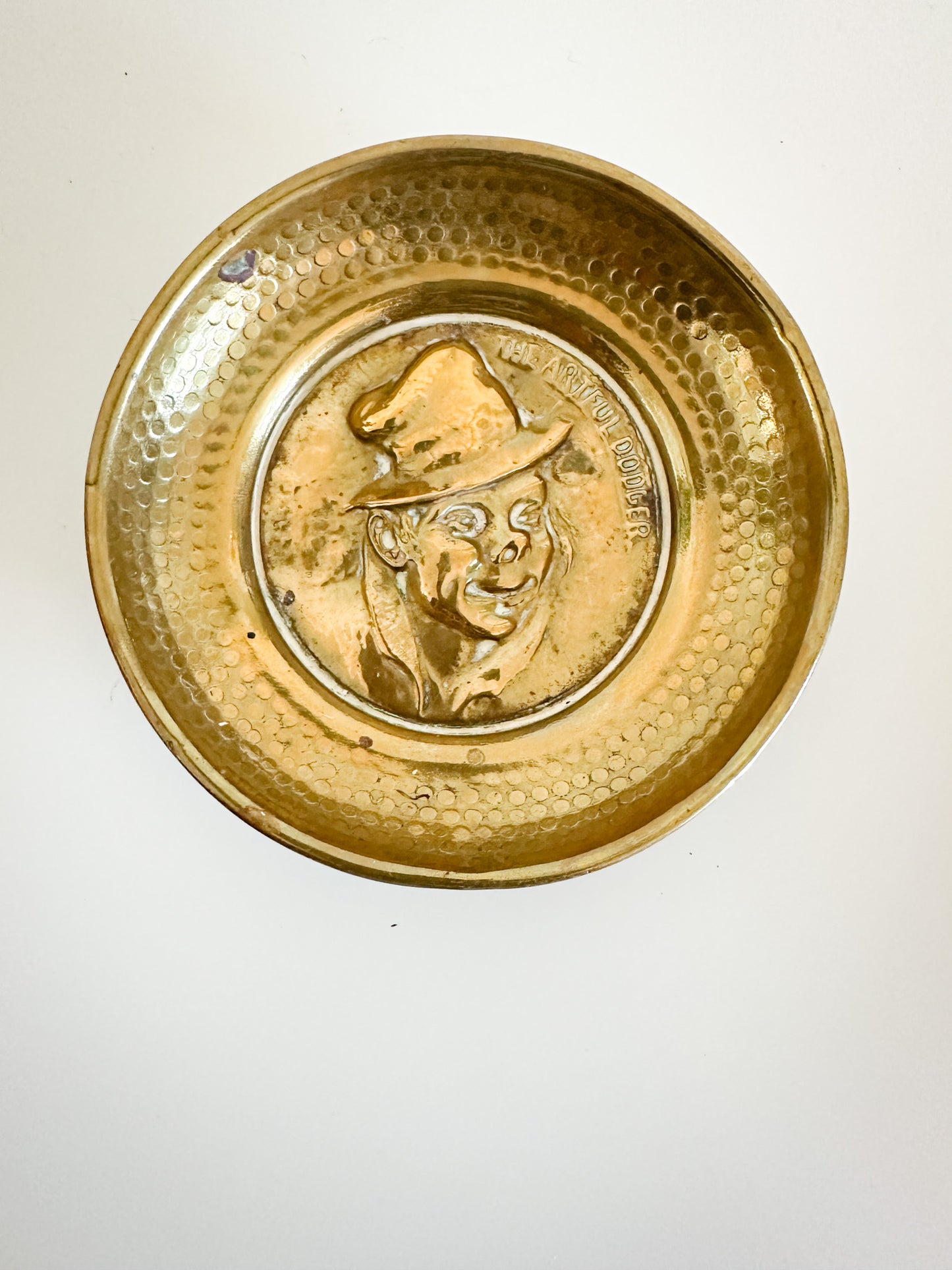 The Artful Dodger Brass Change Plate | Vintage pocket Change Plate