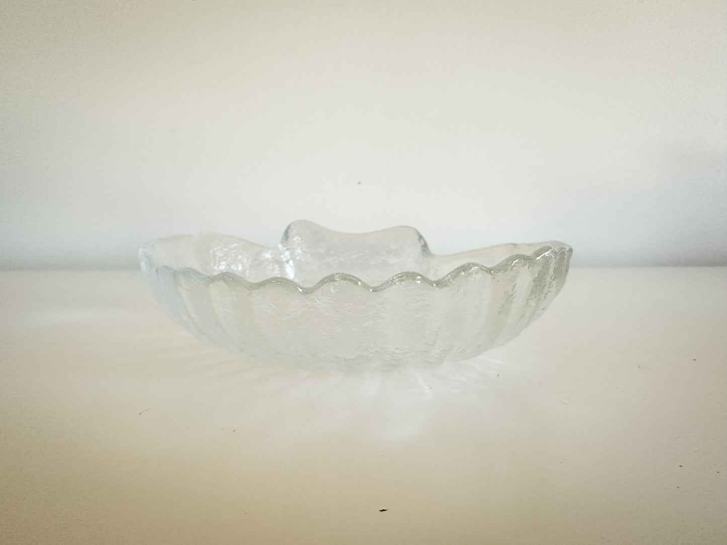 Glass Shell Trinket Bowl