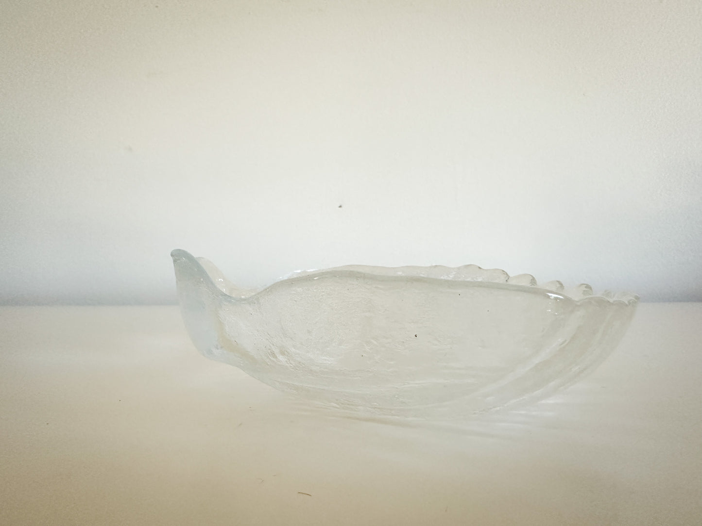 Glass Shell Trinket Bowl