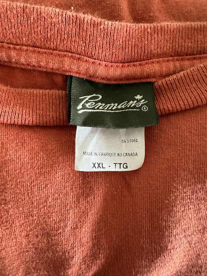 Vintage Penman's Burnt Orange Tshirt Size: XXL | Men's Teeshirt