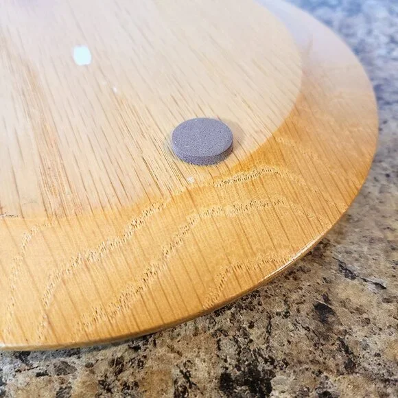 Vintage Wooden Pocket Change Oak Tray Coin Bowl, With Green Felt Lining, Mancave