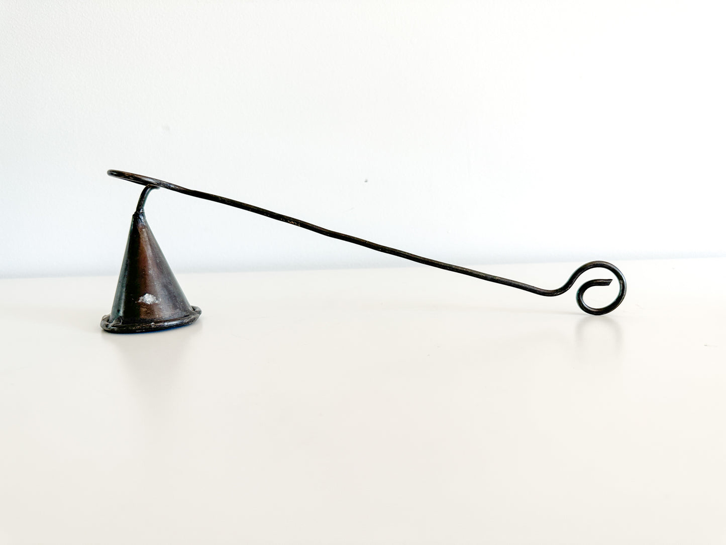 Vintage 1980s Candle metal snuffer