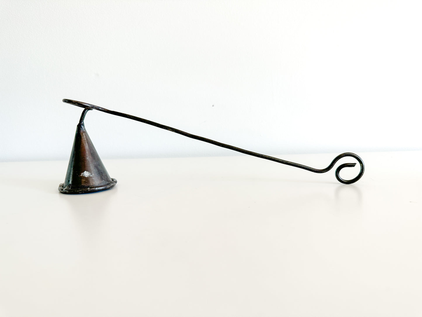 Vintage 1980s Candle metal snuffer