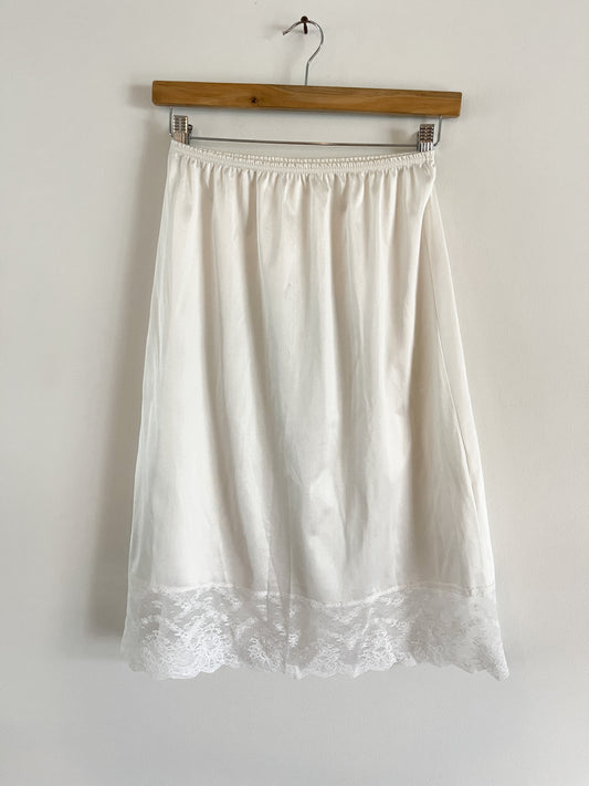 Vintage Van Raalte White Half Slip.