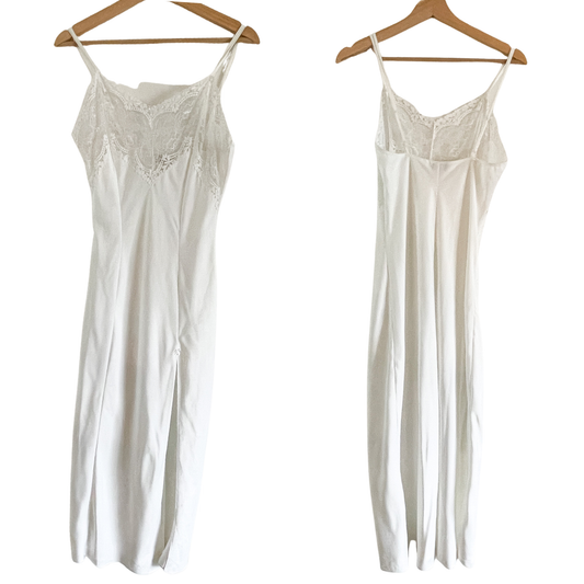 Vintage FM Lingerie Full Length White Negligee/Nightgown