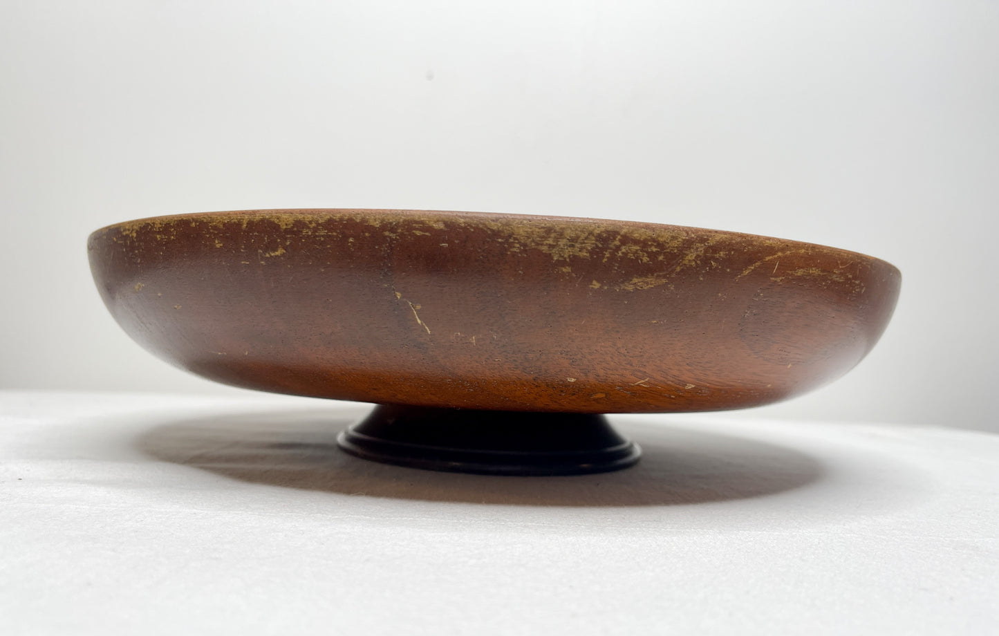 Vintage Dall-Craft Wooden Platter on a Pedestal