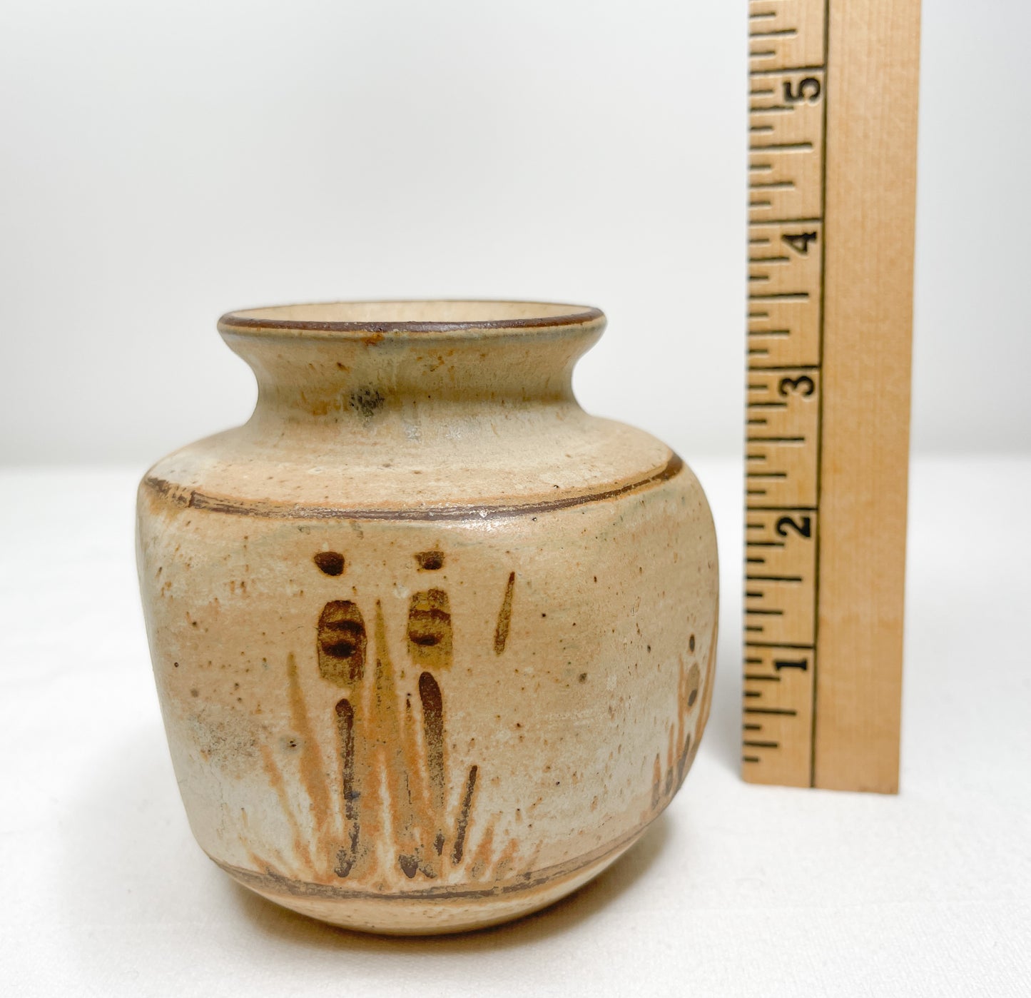 Vintage ceramic ornamental Vase | Vintage MCM ceramic Dish/Jar| Earthenware Vase/Jar