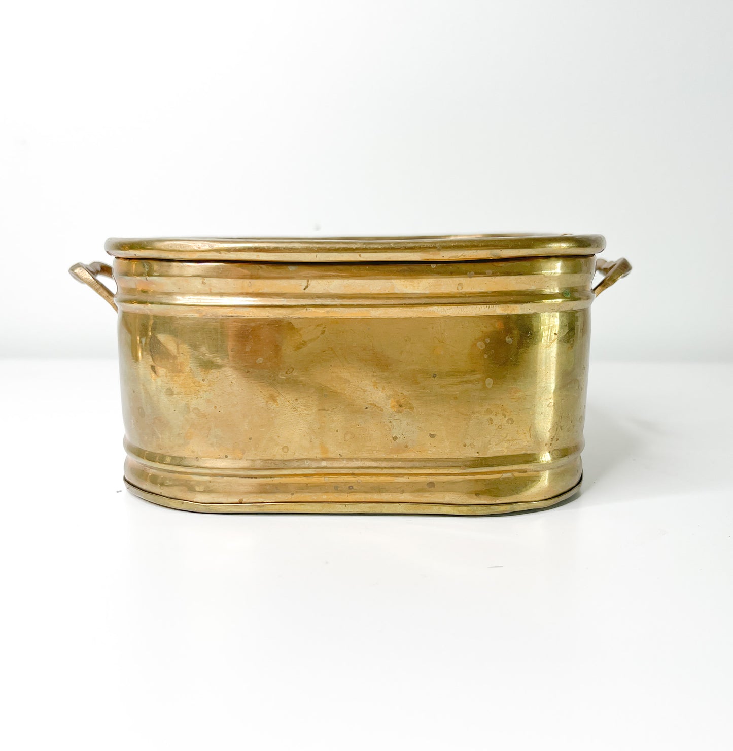 Vintage Brass Pot| Vintage Brass Planter | Collectible Brass