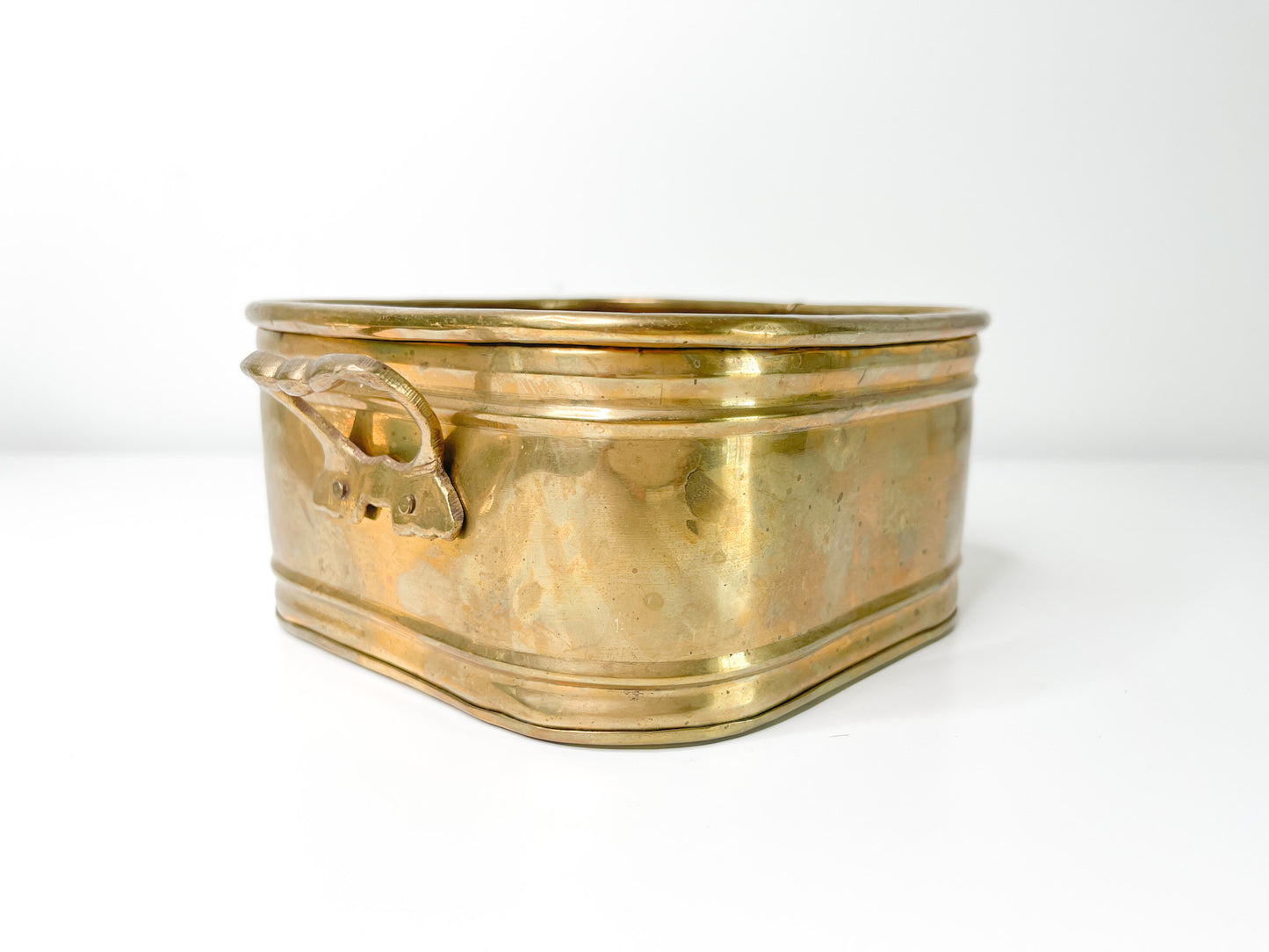 Vintage Brass Pot| Vintage Brass Planter | Collectible Brass