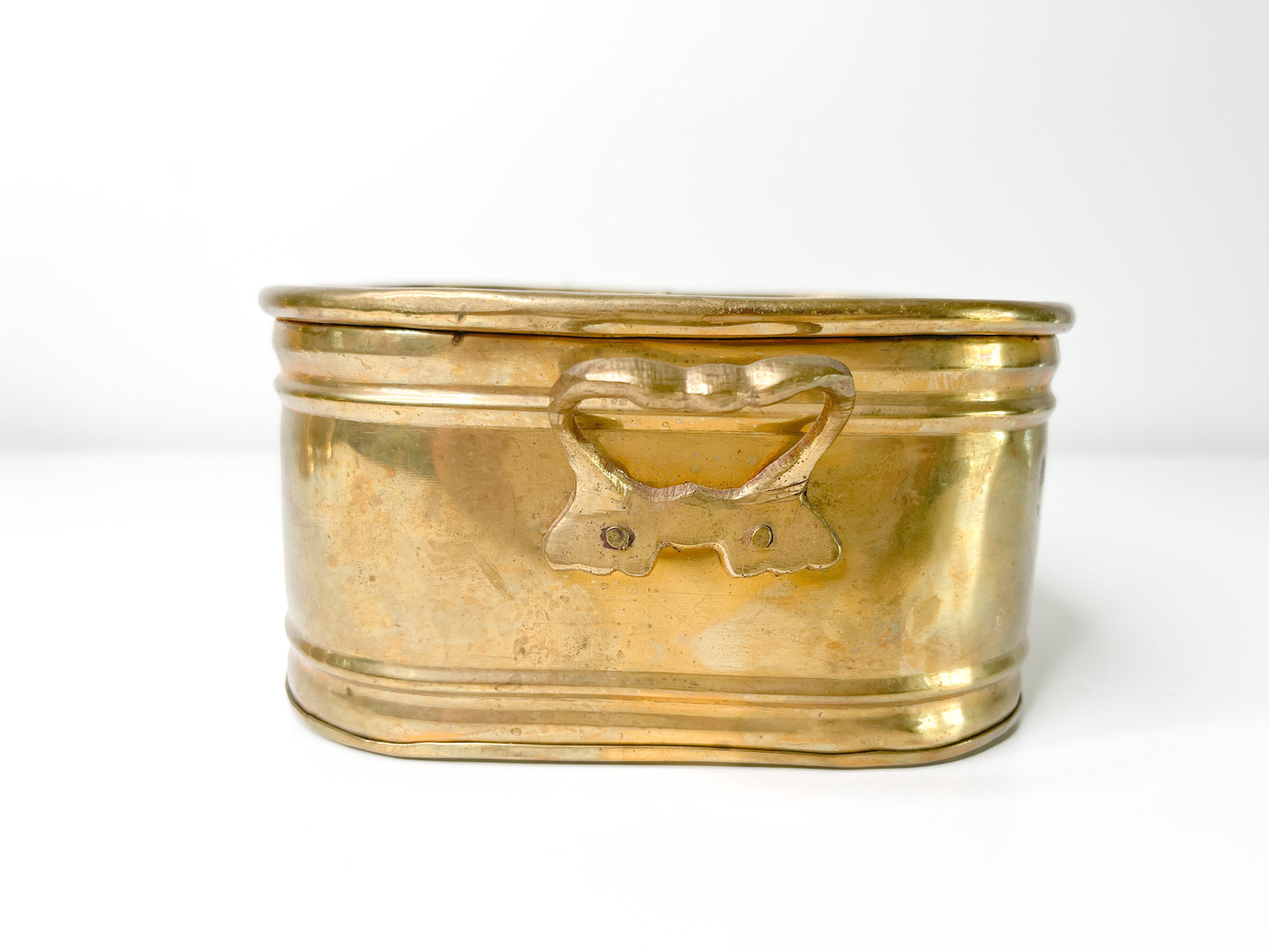 Vintage Brass Pot| Vintage Brass Planter | Collectible Brass