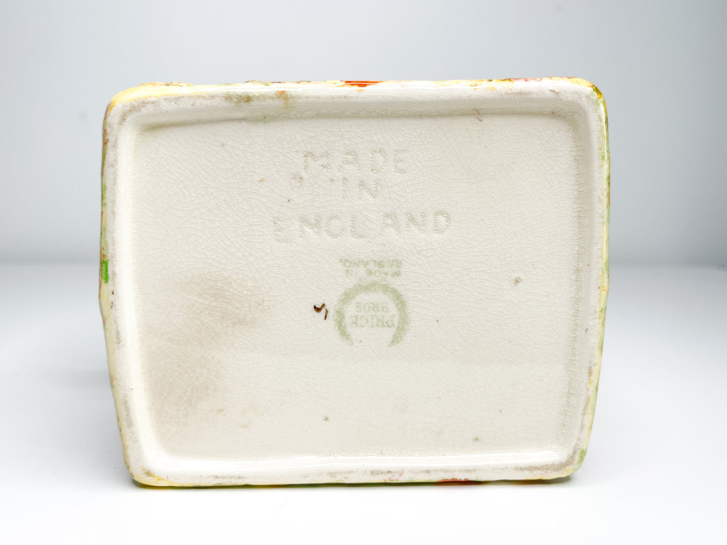 Vintage Price Bros Ceramic Cottage Ware Biscuit/Cookie Jar| Made in England | Cookie Jar with handle