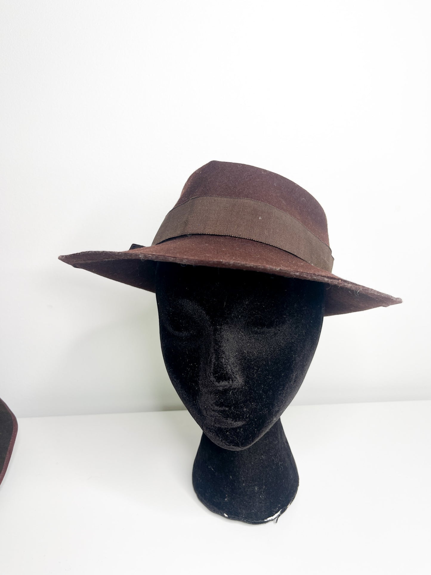 Vintage Brown Wool Hat | Vintage church hat | Vintage Easter hat| Everyday Vintage Hat
