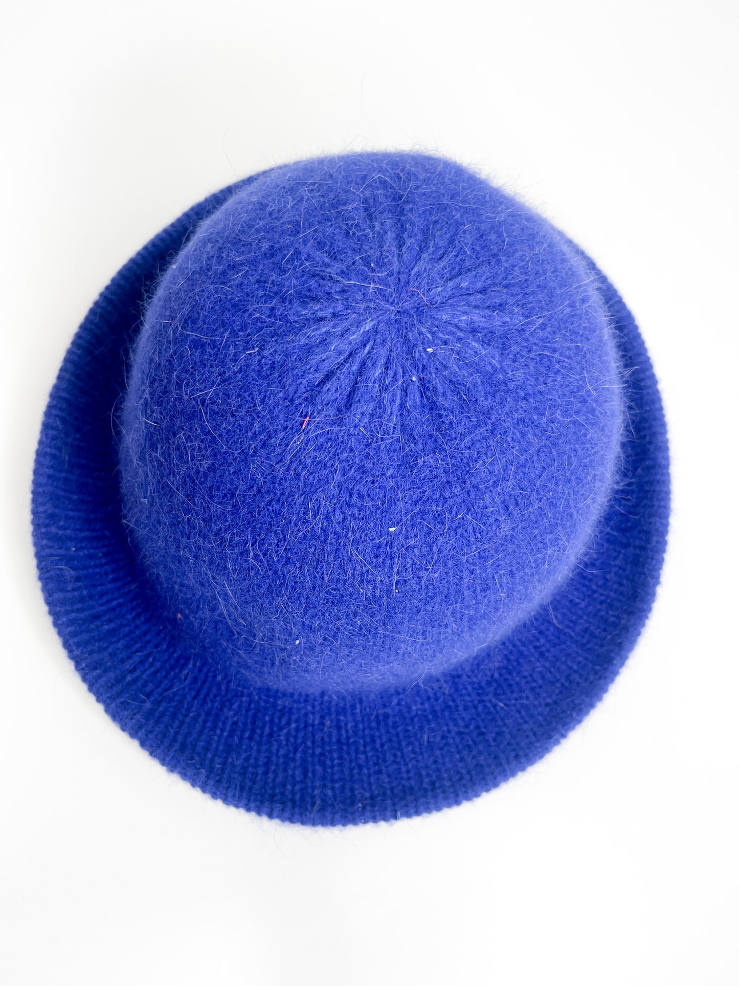 Vintage Cobalt Blue Fedora| Blue Wool Blend Hat | Kangol style wool hat| Fox fibre hat