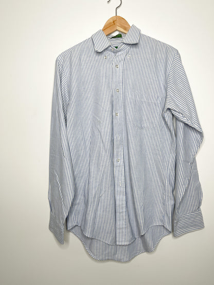 Hill and Archer Tailored Shirt | Vintage Hill and Archer Striped Blouse |