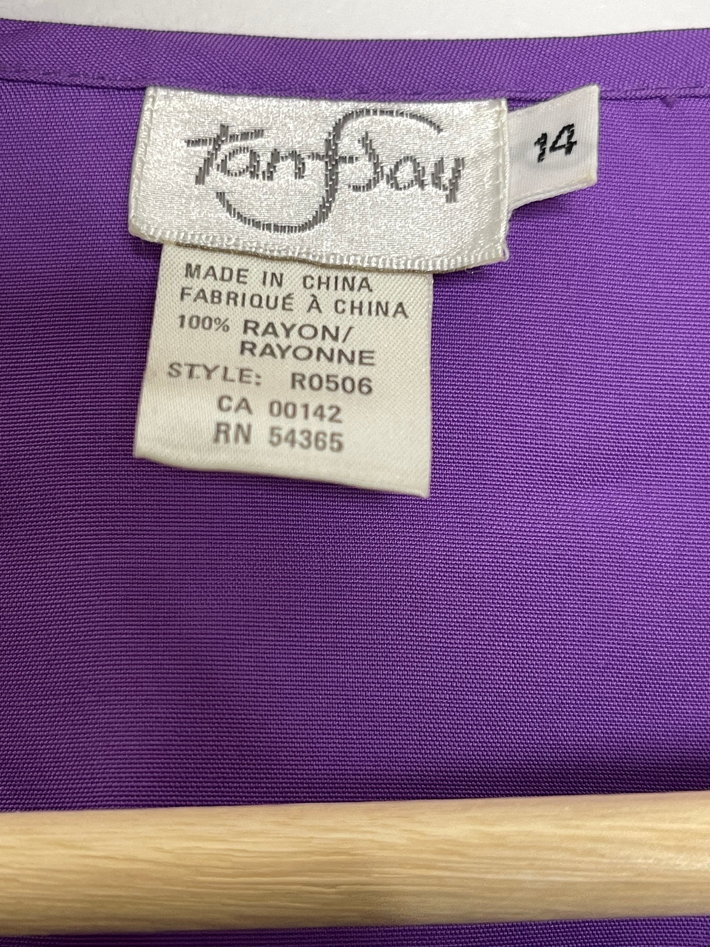 Vintage Tan Jay Purple Cardigan | Summer Cardigan | Periwinkle Open Front Cardigan