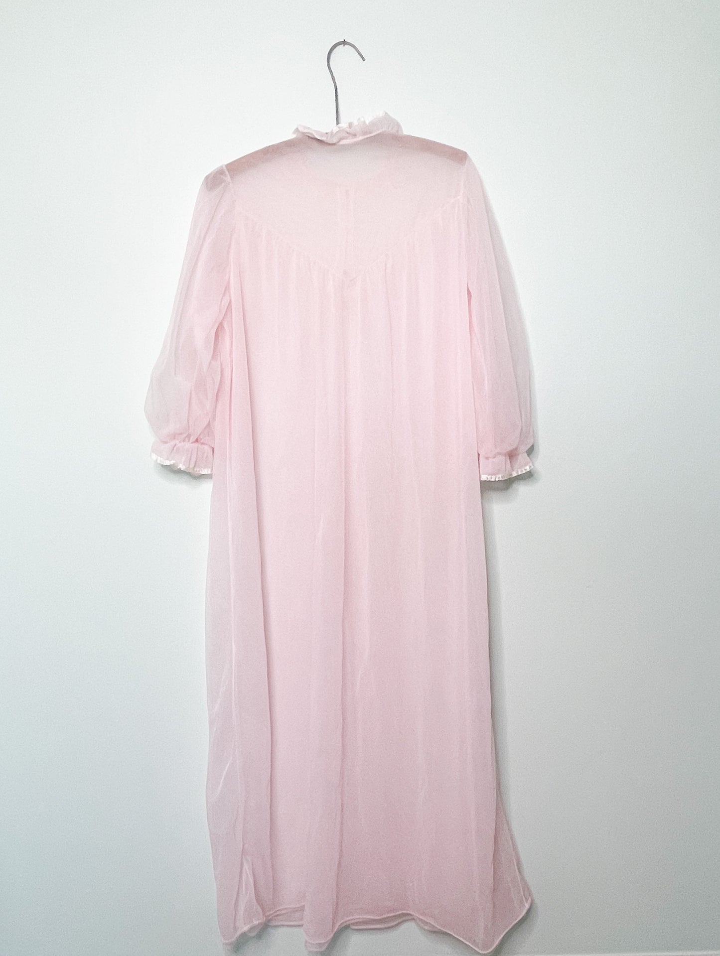 Vintage Patricia sheer pink duster/robe