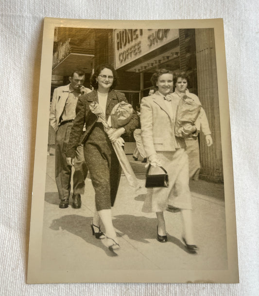1957 Photo Postcard of Two Women
